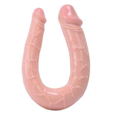 Dildo Dwustronne Podkowa z Żelu Penis Real Rapture U Shaped 6