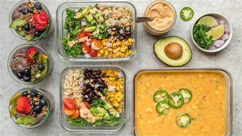 Easy Vegan Meal Prep For The School Or Work Week Youtube