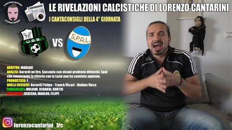 FANTACALCIO I Consigli Per La 4 Giornata YouTube