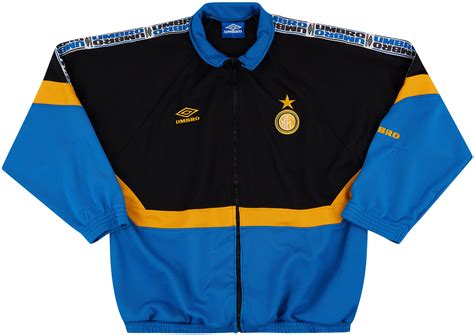 1997 98 Inter Milan Umbro Track Jacket Excellent 8 10 L