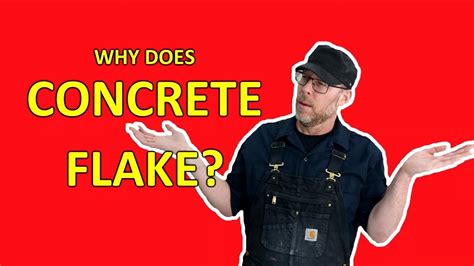 Why Does Concrete Flake Or Spall Youtube