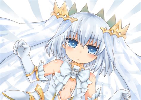 Blue Eyes Chibi Date A Live Gloves Gray Hair Greenteaneko Tobiichi