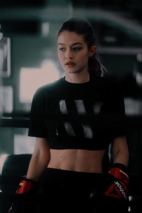 Gigi Hadid Boxing Girl Kick Boxing Image Princesse Disney Badass