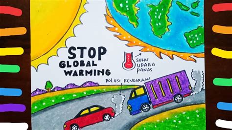 Poster Pemanasan Global Selamatkan Bumi Dari Polusi Udara Youtube