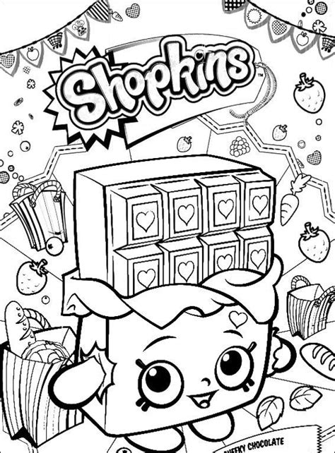 Dibujos De Shopkins Para Colorear Y Imprimir E Shopkins