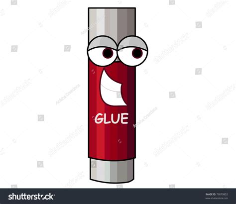 Glue Stick Cartoon Stock Illustration 79879852 - Shutterstock