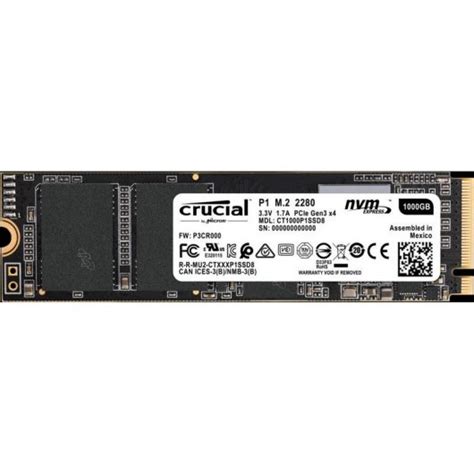 Crucial P Ssd Tb D Nand Nvme Pcie M Pccomponentes Pt