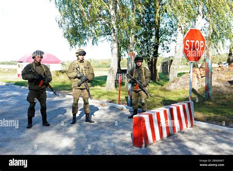 Military Checkpoint Gate