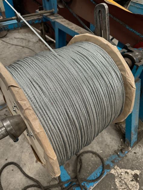 Nantong Factory Galvanized Gi Steel Wire Ropes Cables Mm For