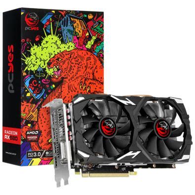 Placa De Vídeo Pcyes Radeon Rx 580 8GB Gddr5 256 Bits Paxrx580dr5df