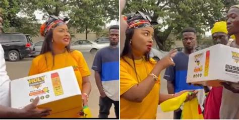 Nana Mcbrown Storms The Streets Of Dzorwulu Donates Holy Insecticide