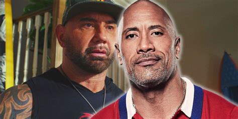 Dave Bautista Addresses Fans Dwayne Johnson Comparisons