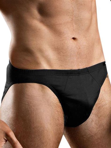 Hom Premium Cotton Comfort Micro Brief Schwarz Slips Underwear Shop