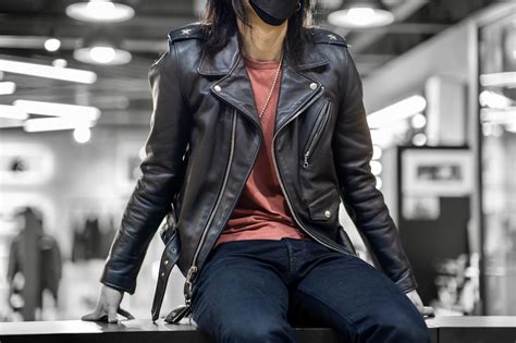 schott nyc jacket  black riot hk