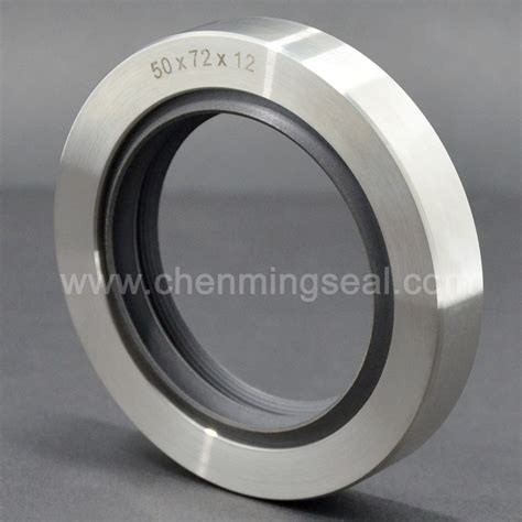 High Precision Triple Lip Ptfe Oil Seals Stainless Steel Housing Ptfe Oil Sealptfe Spring