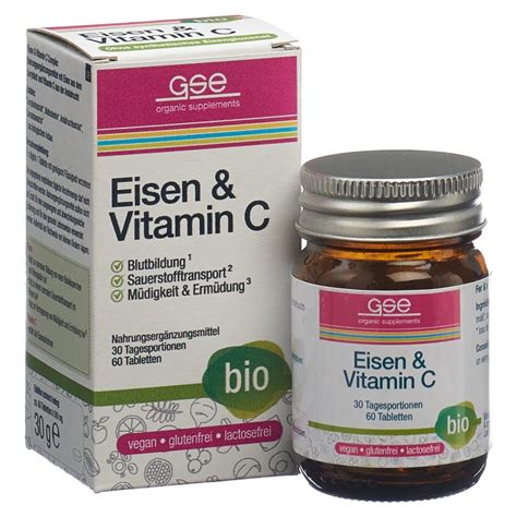 Acheter Gse Complexe Fer Vitamine C Comprim S Bio Comprim S Kanela