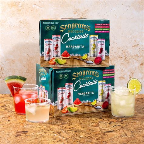 Seagram S Escapes Cocktails Margarita Flavored Malt Beverage Variety Pack 12 Pack 12 Fl Oz