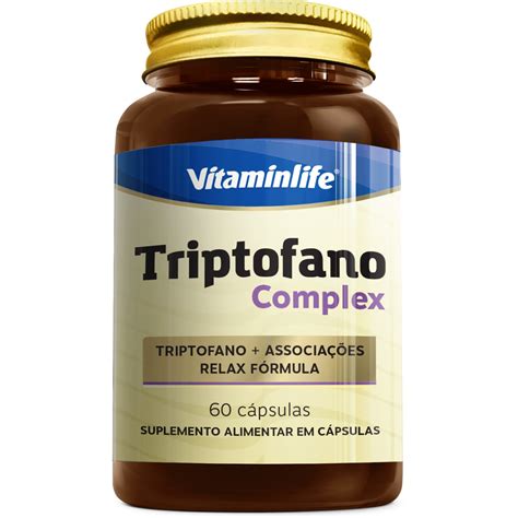 L Triptofano Complex Vitaminlife 60 Cápsulas L Triptofano Complex