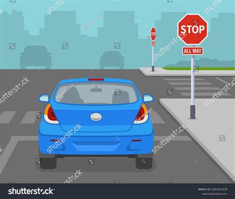 Safe Driving Tips Traffic Regulation Rules Stock Vector Royalty Free