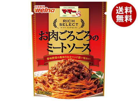 【楽天市場】 ポイント5倍！811日1時59分まで全品対象エントリーand購入 日清ウェルナ マ・マー リッチセレクト お肉ごろごろのミート