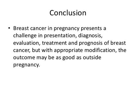 Breast Cancer In Pregnancy