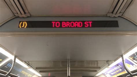 The Nassau St Line R J Train Ride From Jamaica Center Parsons