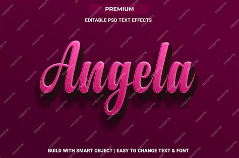 The Name Angela In Bubble Letters