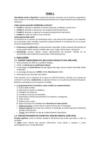 PREGUNTAS EXAMEN APRENDIZAJE Y DESARROLLO MOTOR Pdf