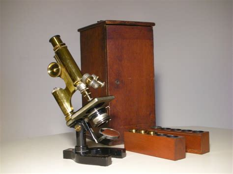 Antique Arthur H Thomas Bausch Lomb American Microscope Optical