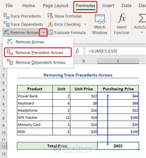 How To Remove Trace Dependents In Excel 3 Swift Ways ExcelDemy