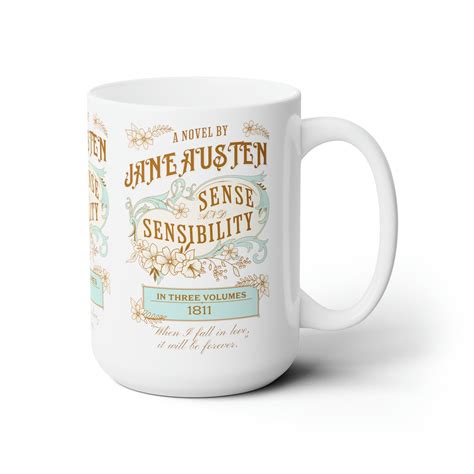 Jane Austen Coffee Mug Sense Sensibility Historical Romance Coffee