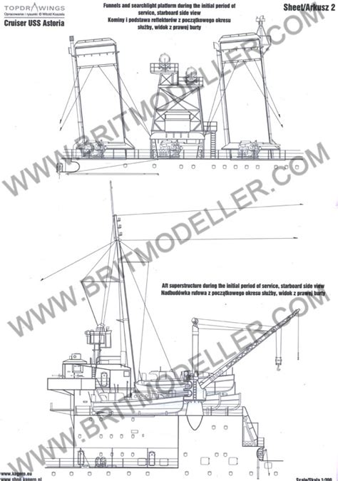 USS Astoria. Top Drawings - Reference Material - Britmodeller.com