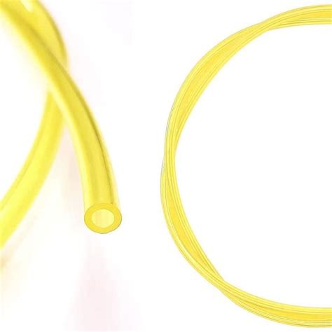 Cyclingcolors Durite Essence 2 5mm X 5mm X 1m Jaune Transparente