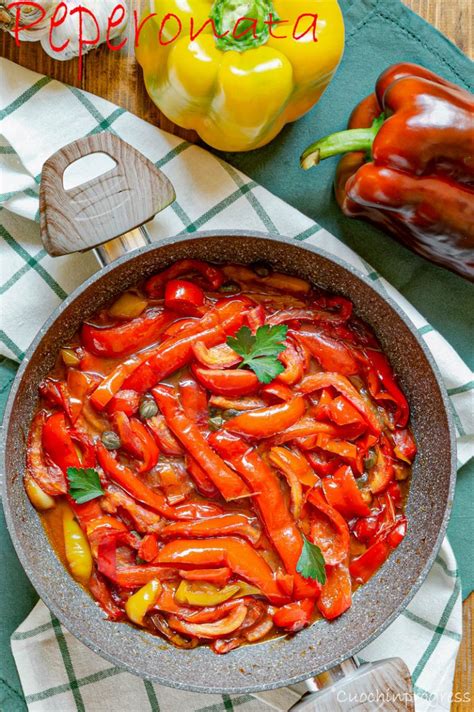 Peperonata Alla Piemontese Contorno Facile E Ricco Di Gusto