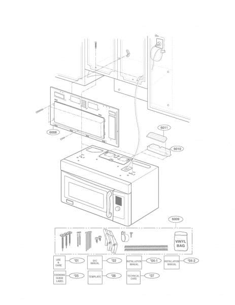 Kenmore Elite Microwave Parts