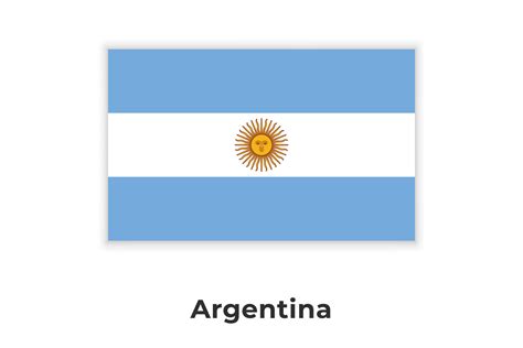 La Bandera Nacional De Argentina 9291047 Vector En Vecteezy