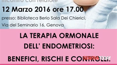 Incontro Genova Su Terapia Ormonale Endometriosi