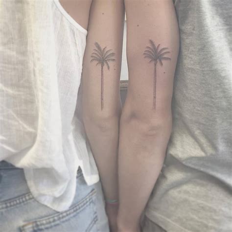 Matching Palm Tree Tattoos On The Tricep Tattoo Official Tumblr