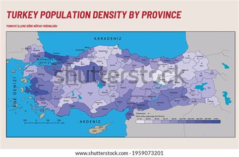 Turkey Economic Geography Map Turkey Population Stock Vector (Royalty ...