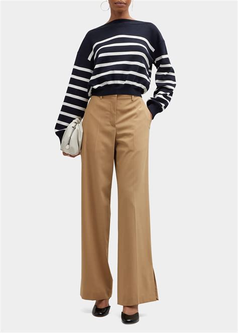 Loewe Tailored Wide Leg Trousers Editorialist