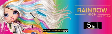 Rainbow High Hair Studio Create Rainbow Hair With Exclusive Doll