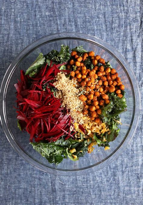 Creamy Chickpea Kale Salad Minimalist Baker Recipes