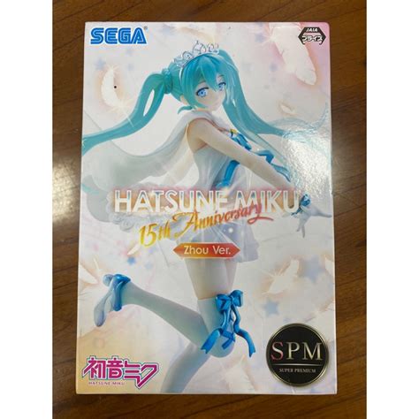 現貨 代理版 Sega 景品 Spm 初音未來 Miku 15th Anniversary 蝦皮購物