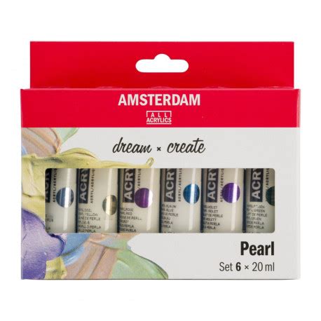 Amsterdam Standard Akrylmaling 6 X 20 Ml Pearl Nordicmaling Dk