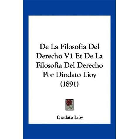 Libro De La Filosofia Del Derecho V Et De La Filosofia Del Derecho Por