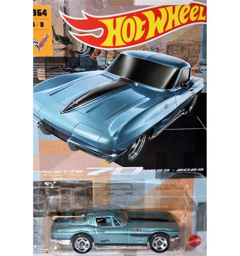 Hot Wheels Corvette 70th Anniversary Set 1964 Chevrolet Corvette Coupe Global Diecast Direct