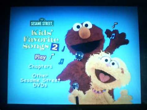 Sesame Street Kids Favorite Songs 2 DVD