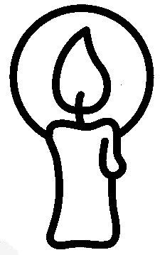 Candle clipart outline, Picture #322457 candle clipart outline