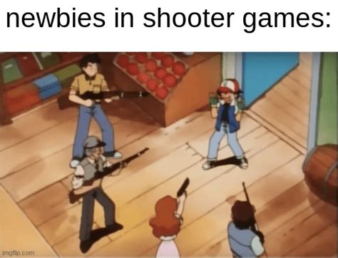 Ash Ketchum Gets Guns Pointed At Him Imgflip