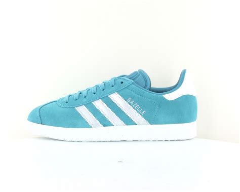 Adidas Gazelle Turquoise Argent